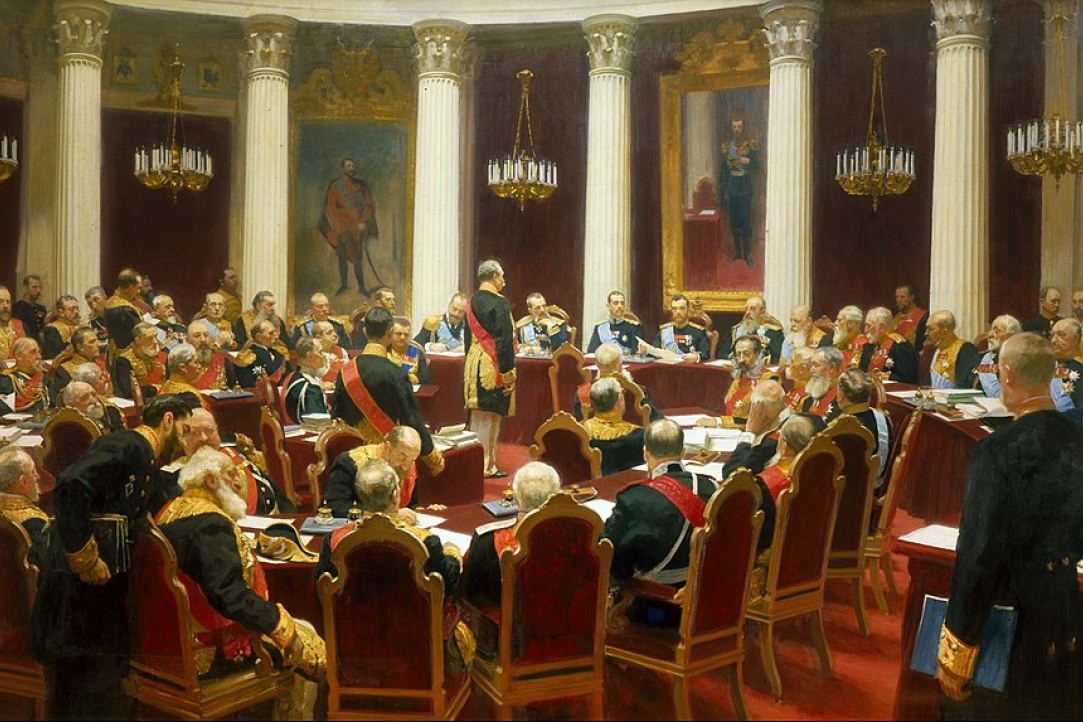 Репин И.Е. Торжественное заседание Государственного совета 7 мая 1901 года, в день столетнего юбилея со дня его учреждения 1903.